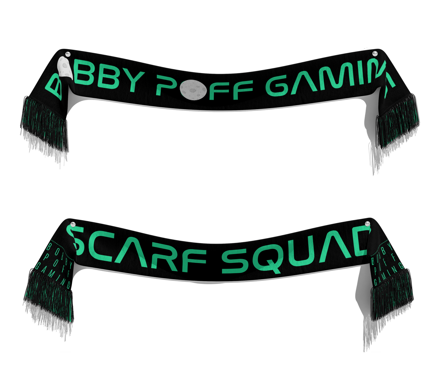 Scarf Squad Knit Scarf, Black & Green (2024)