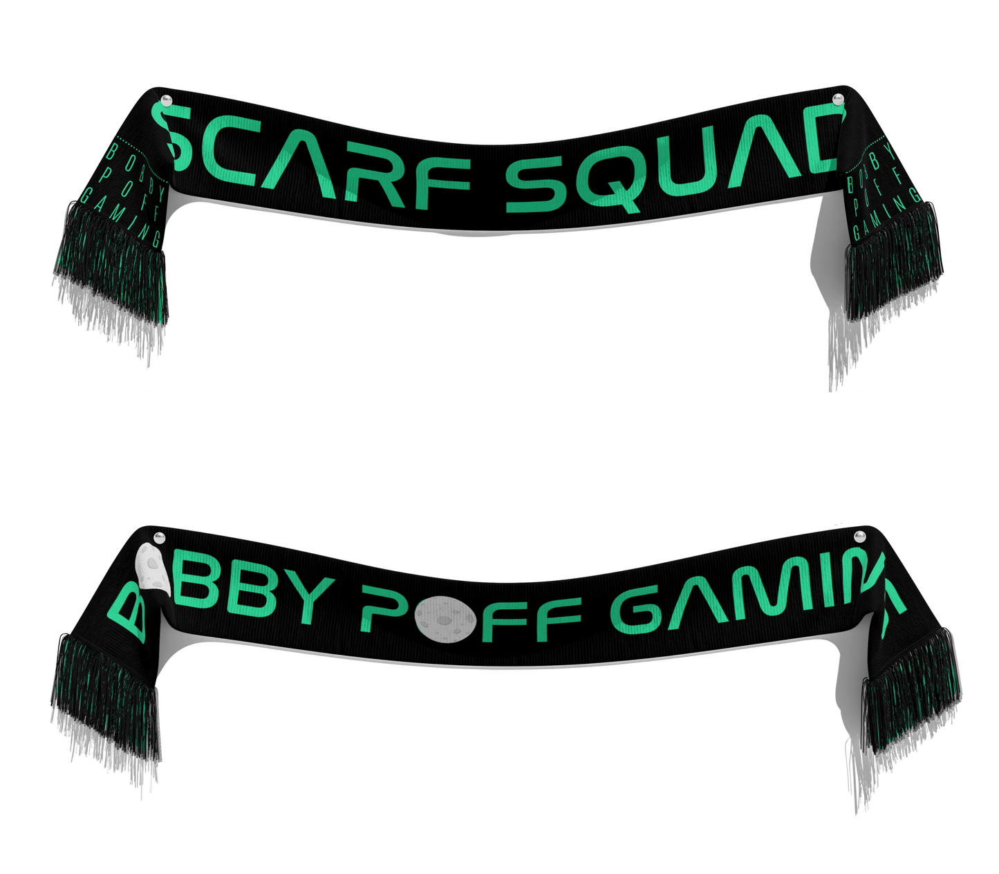 Scarf Squad Knit Scarf, Black & Green (2024)