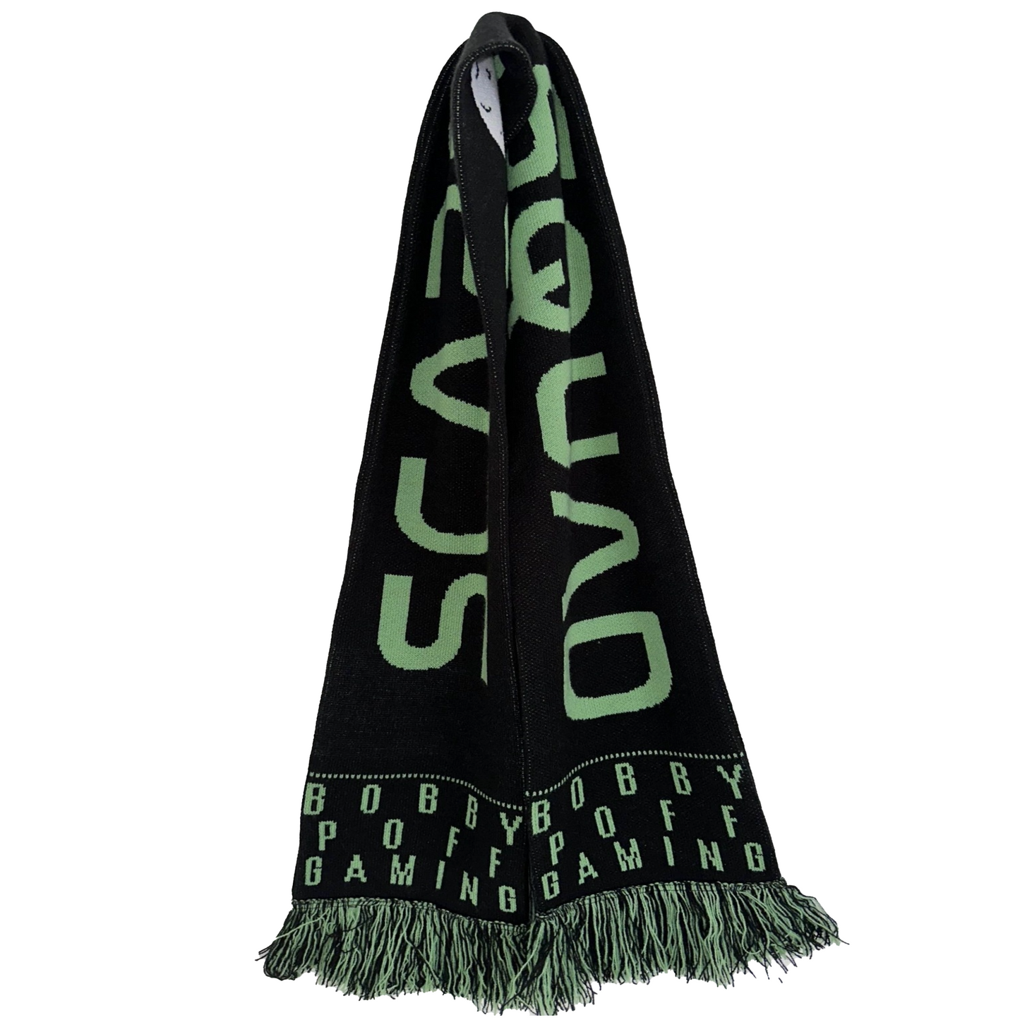 Scarf Squad Knit Scarf, Black & Green (2025)