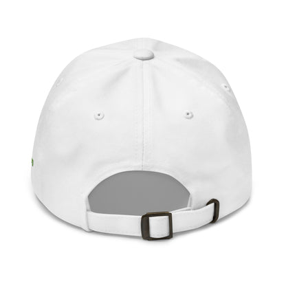 Embroidered Vintage Dad Hat, Golf White