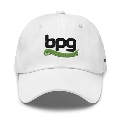 Embroidered Vintage Dad Hat, Golf White
