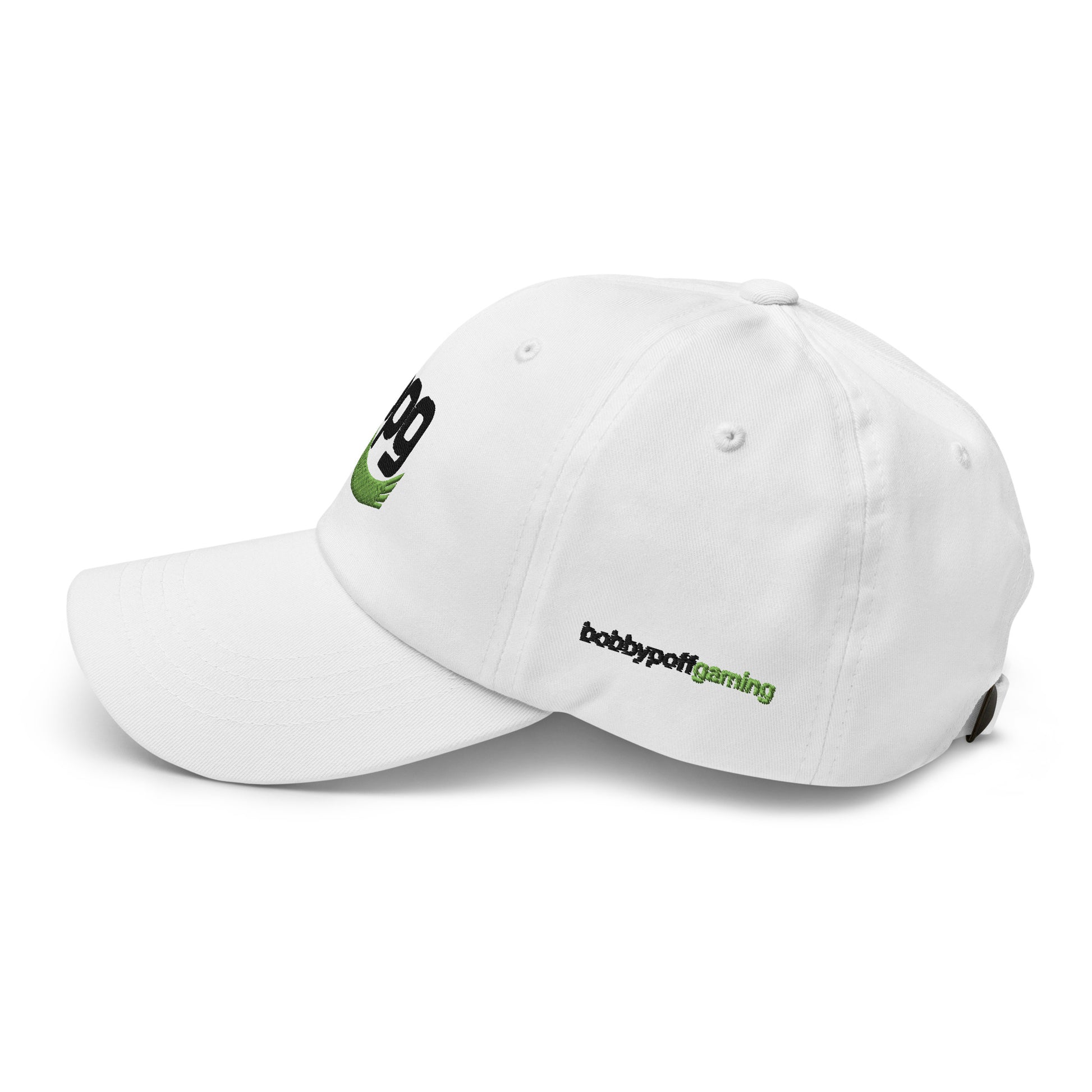 Embroidered Vintage Dad Hat, Golf White - Main Image