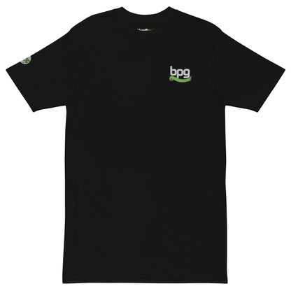 Embroidered Logo Heavyweight T-shirt, Black