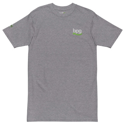 Embroidered Logo Heavyweight T-shirt, Gray