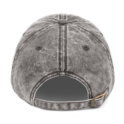 Embroidered Vintage Dad Hat, Ash Gray