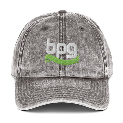 Embroidered Vintage Dad Hat, Ash Gray