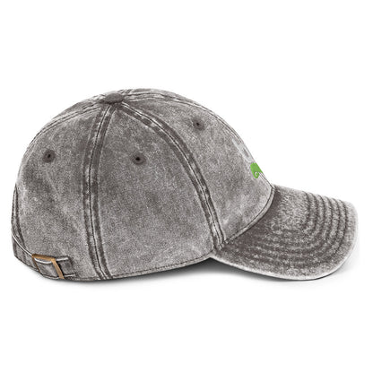 Embroidered Vintage Dad Hat, Ash Gray