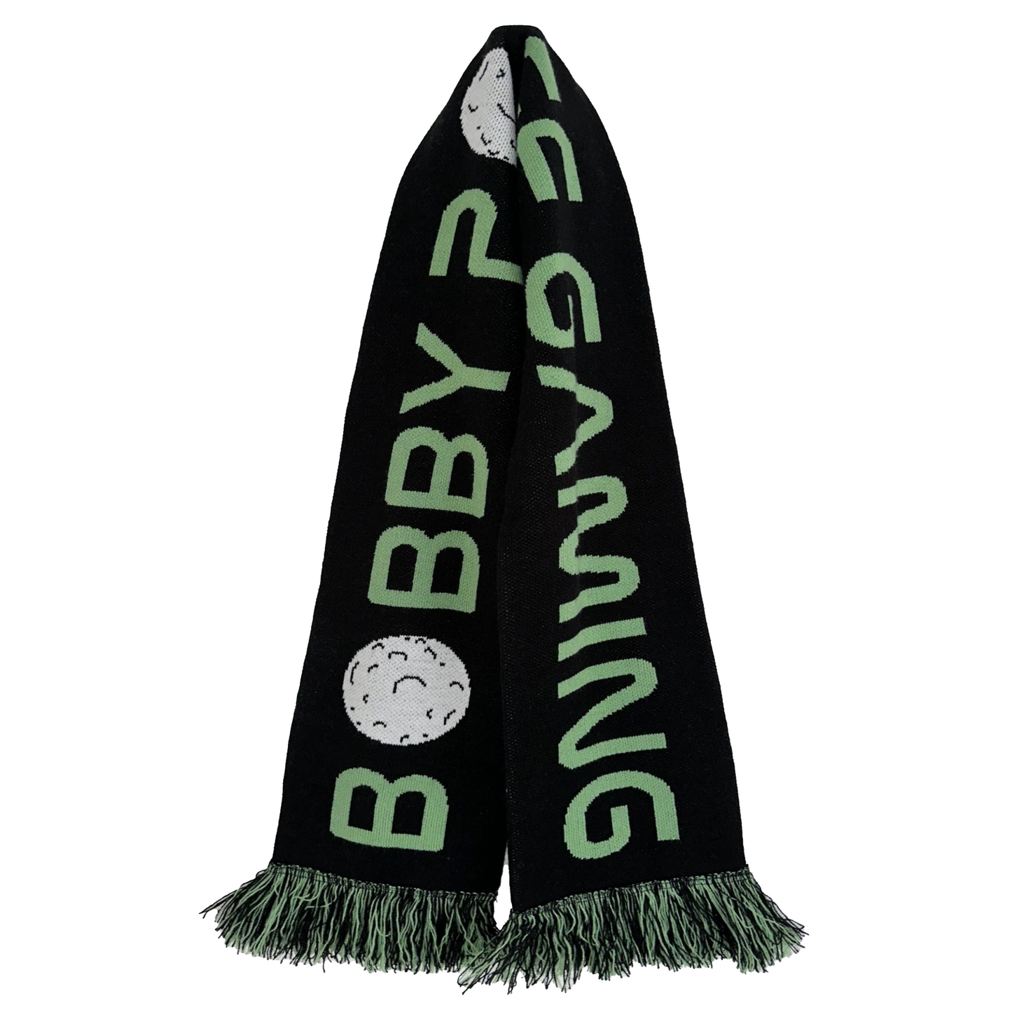 Scarf Squad Knit Scarf, Black & Green (2025)